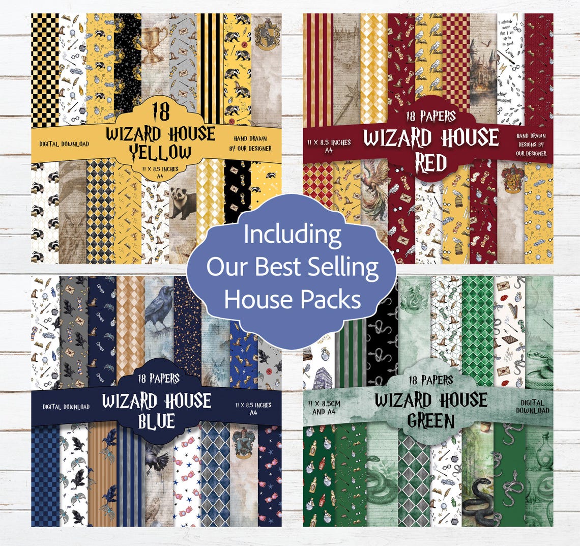 Wizard Junk Journal Kit: Mega Bundle Includes 16 Packs (digital ...