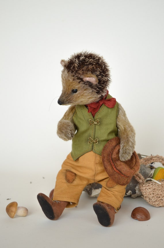 hedgehog teddy bear