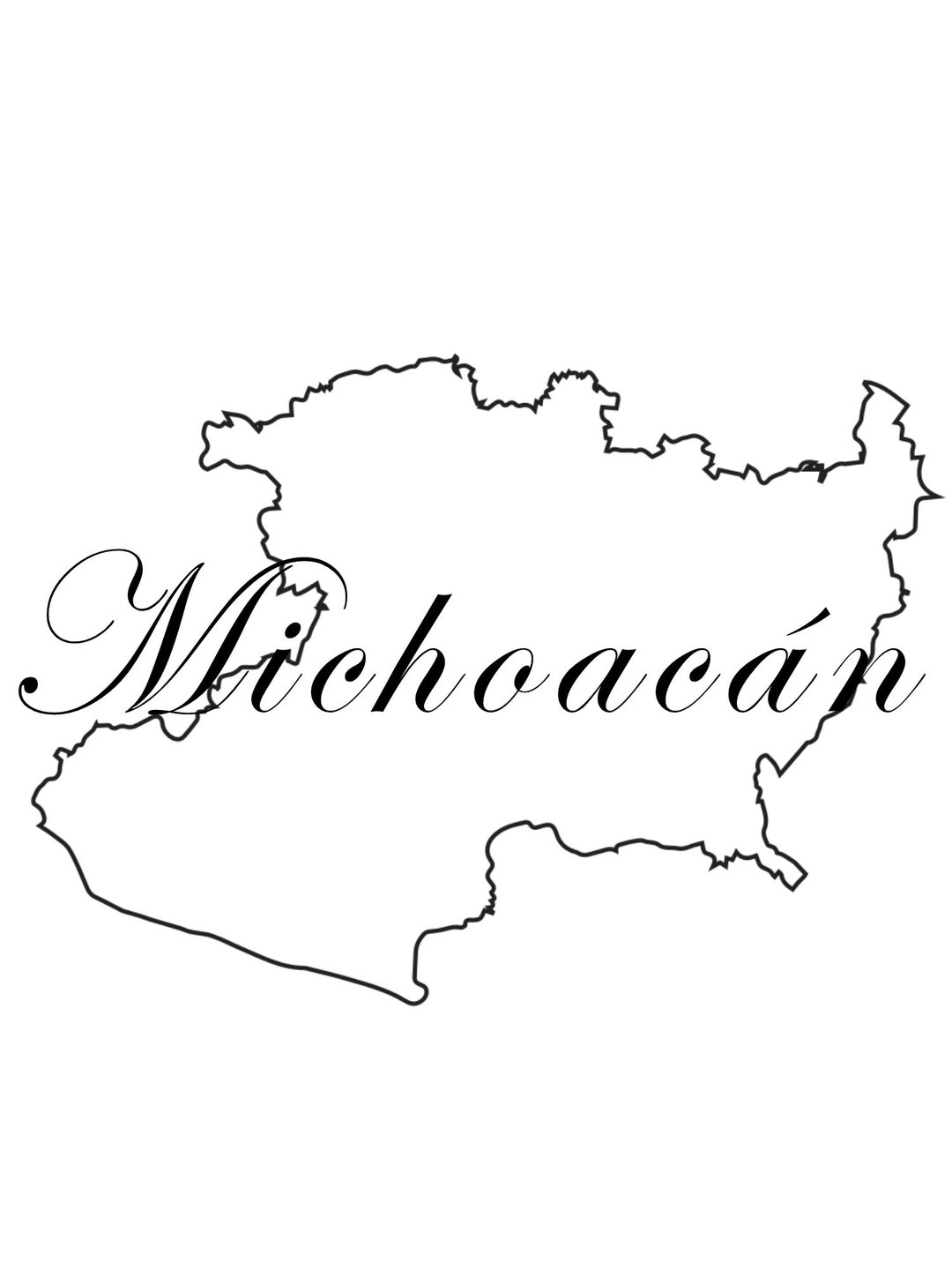 Michoacan SVG Pdf EPS PNG Print File Sublimation Instant - Etsy