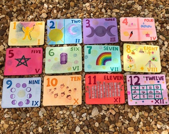 Quality of Numbers Deck/ Waldorf Numbers Deck/ Waldorf Homeschool