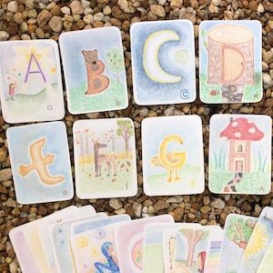 Digital Waldorf Alphabet Deck, Fairy Tale Alphabet Deck