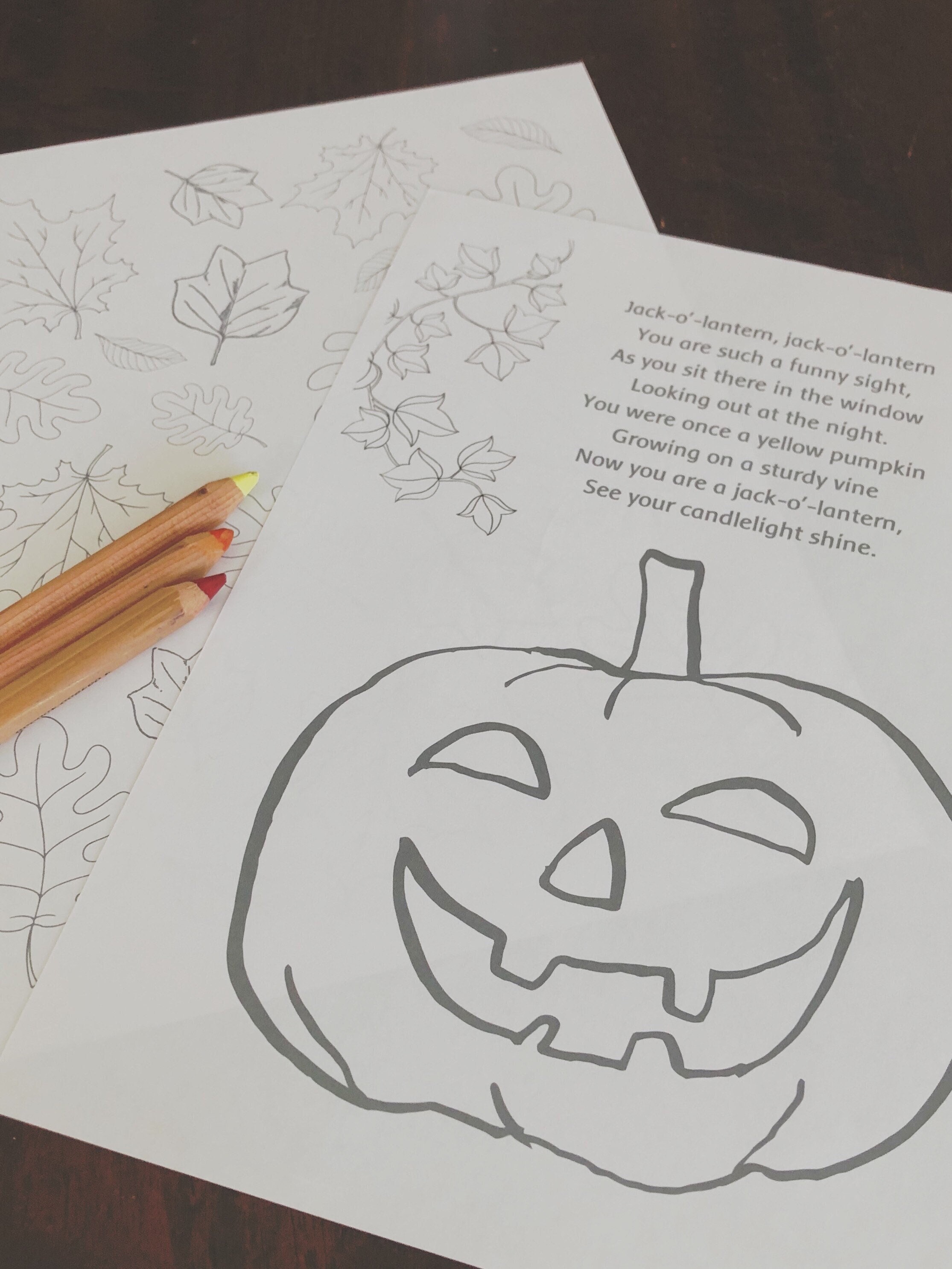 Autumn Coloring Pages