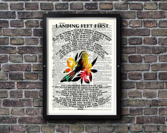 Bayside Kunstdruck Landing Feet First DIGITALDRUCK