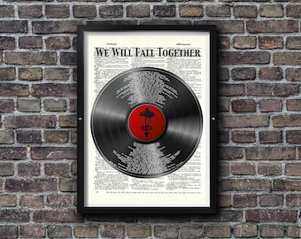 Streetlight Manifesto Record We Will Fall Together Lyrics Art Print
