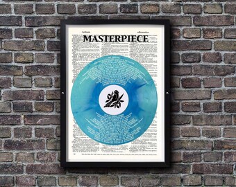 Bayside Masterpiece Lyrics Blue Record Kunstdruck