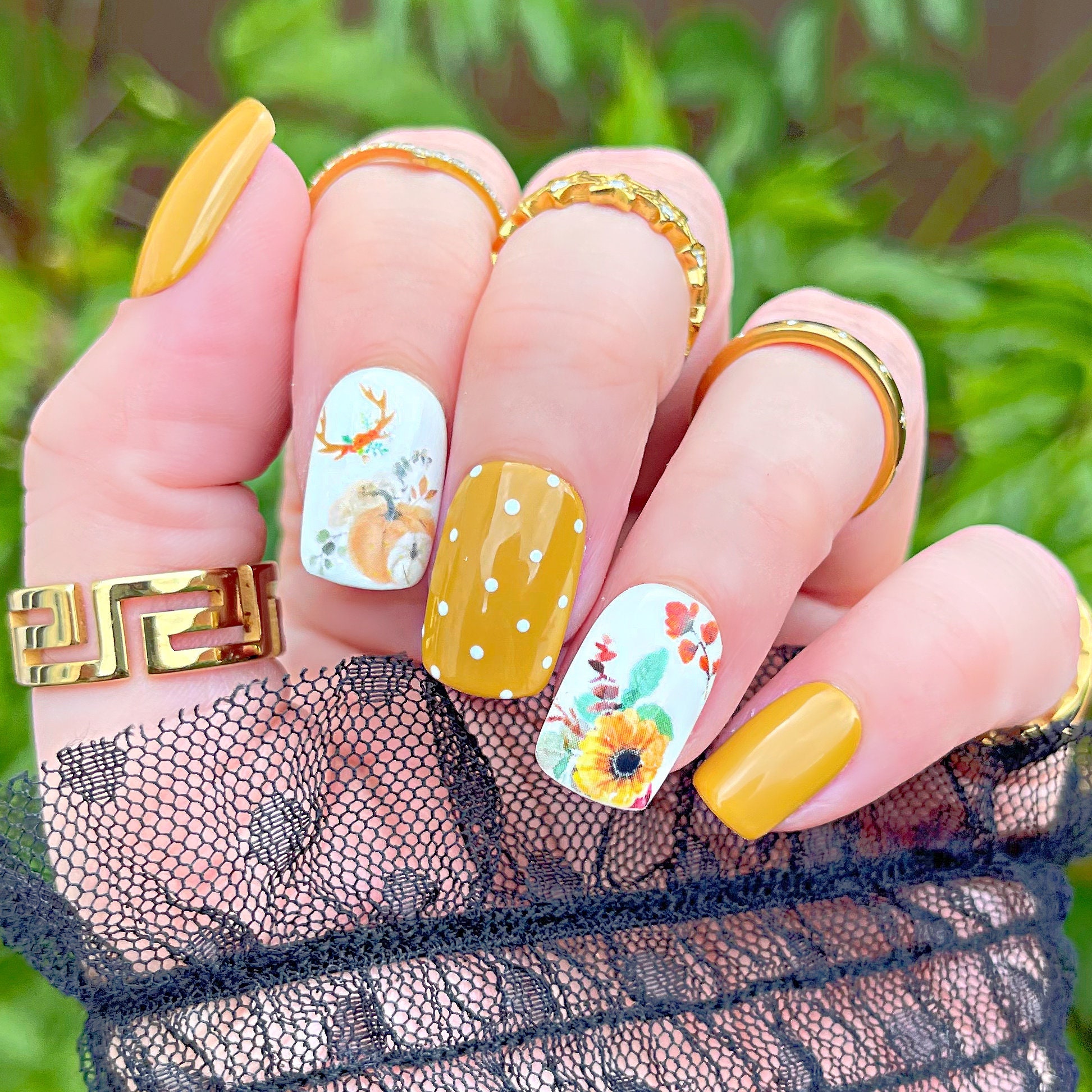 Mustard Yellow Nail - Etsy