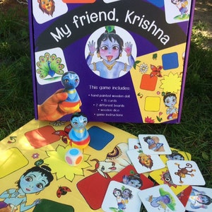My friend, Krishna - New vaishnava game for little devotee, board game