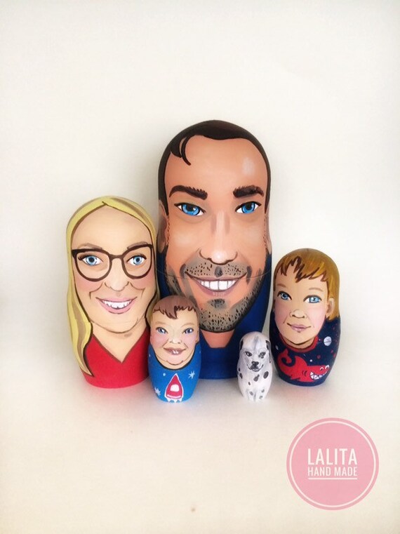 personalised nesting dolls