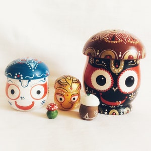 Jagannath Baladeva Subhadra nesting doll
