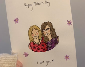 Mother’s Day Card (first Mother’s Day, new mum, best mum, illustrated card)