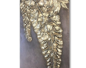 Wisteria Flower 6" x 12" Wall Panel