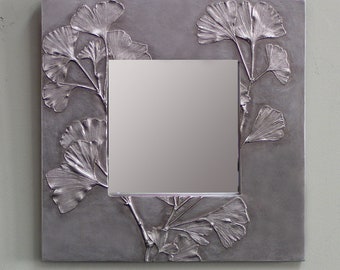 Small Rectangular Gingko Mirror