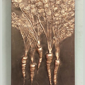 Vegetables, Baby Carrots 6&quot; x 12&quot; decorative panel