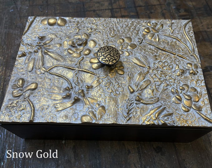 Featured listing image: Spring Garden decorative box. Romantic, elaborate, and complex.
