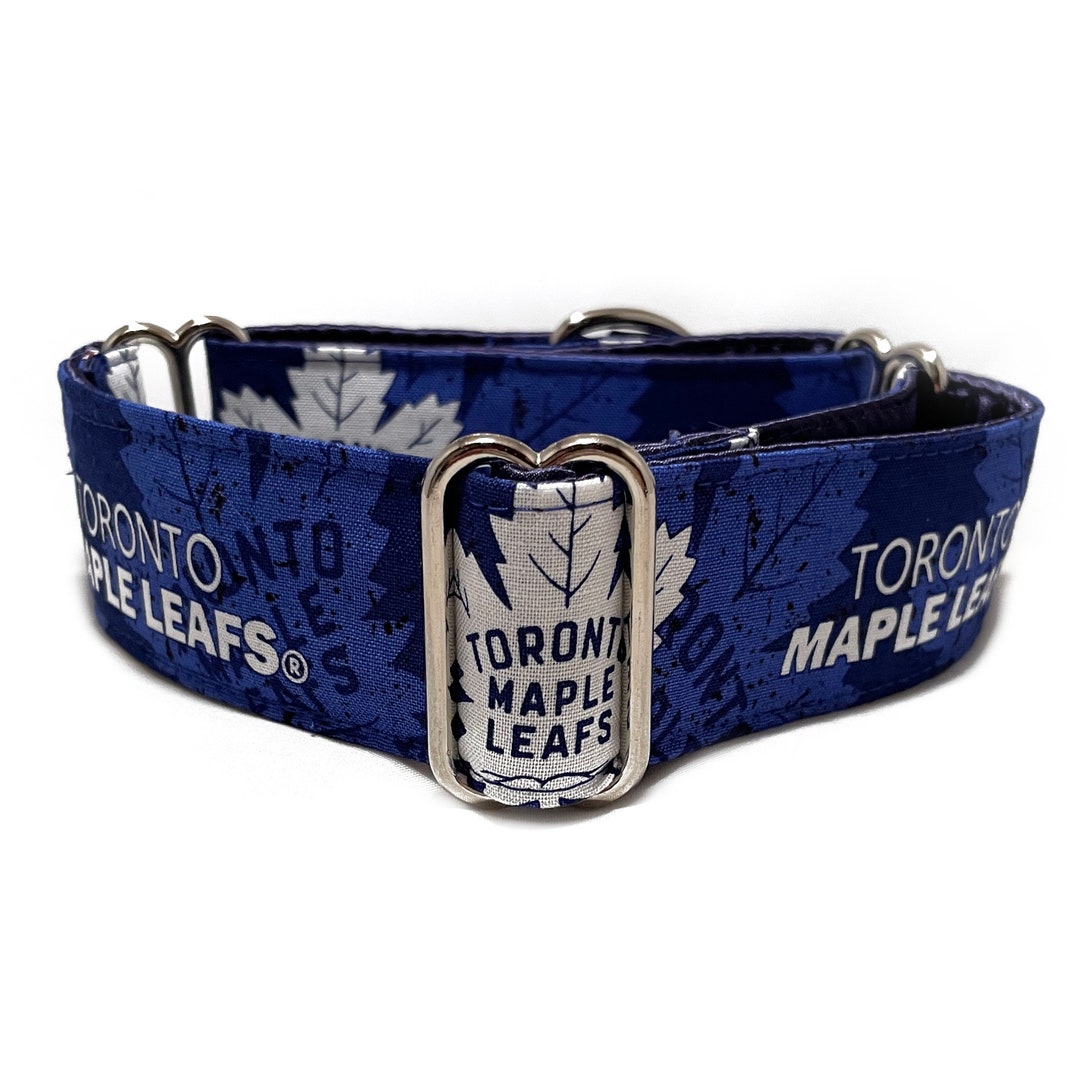 1.5 Inch Martingale Collar NHL Toronto Maple Leafs Fabric Etsy