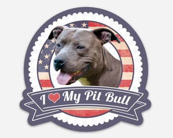 Pitbull Laptop Decal / Pitbull Lover Gift / Pitbull Decal / Pitbull Sticker / Pitbull Gifts / Pit Bull Terrier / Pitbull Mom Gifts / Pitbull