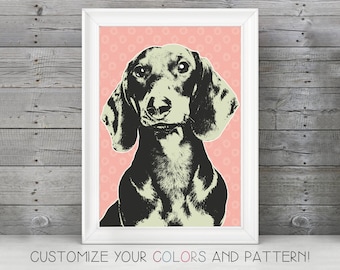 Dachshund Art / Dachshund Print / Dachshund Mom Gift / Dachshund Decor / Dachshund Lover Gift / Dachshund Wall Art / Doxie Art / Sausage Dog