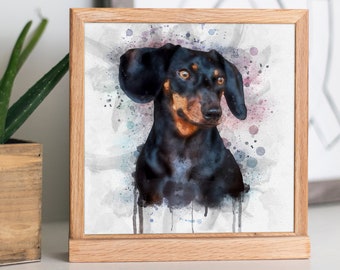 Dachshund Watercolor / Dachshund Art / Dachshund Gifts / Dachshund Wall Art / Dachshund Print / Dachshund Decor / Weiner Dog Gifts/Doxie Mom