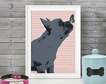 French Bulldog Art / French Bulldog / French Bulldog Gifts / French Bulldog Decor / Frenchie Mom / Frenchie Print / Frenchie Art / Frenchie