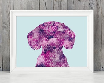 Beagle aquarel Wall Decor Beagle kunst, Beagle Print, Beagle geschenken, Beagle, hond kinderdagverblijf, hond kunst, hondenliefhebber, Decor van de hond