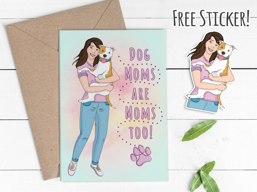 Dog Mom Card for Mother's Day | Card From the Dog | Funny Dog Card ...