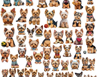 Yorkie Dog, Yorkies, Yorkshire Terrier Puppy Cute SVG, PNG, JPG
