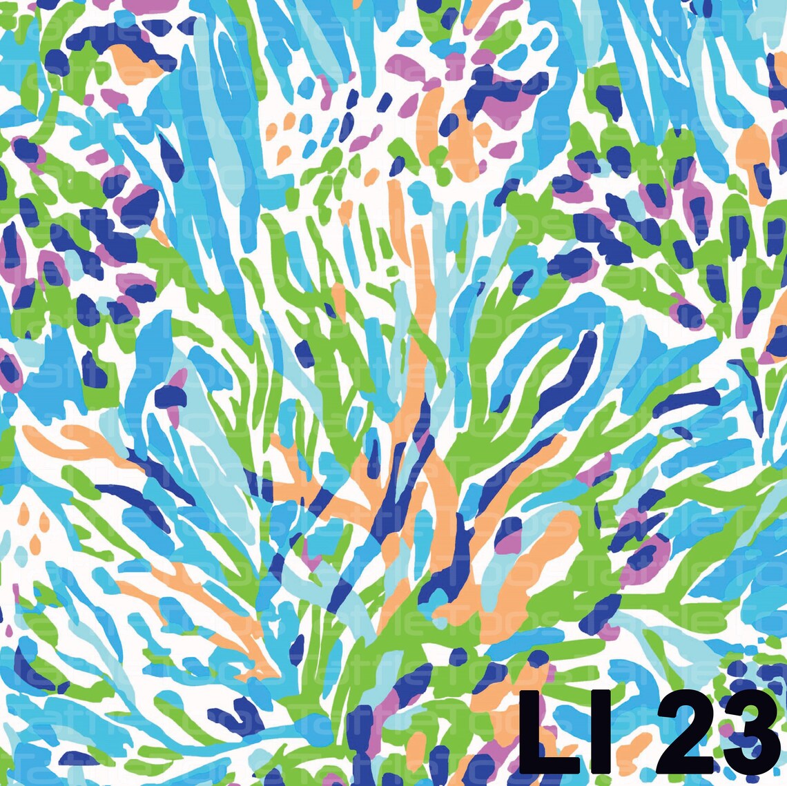 Lilly Patterned Permanent Vinyl and HTV Sheets Etsy
