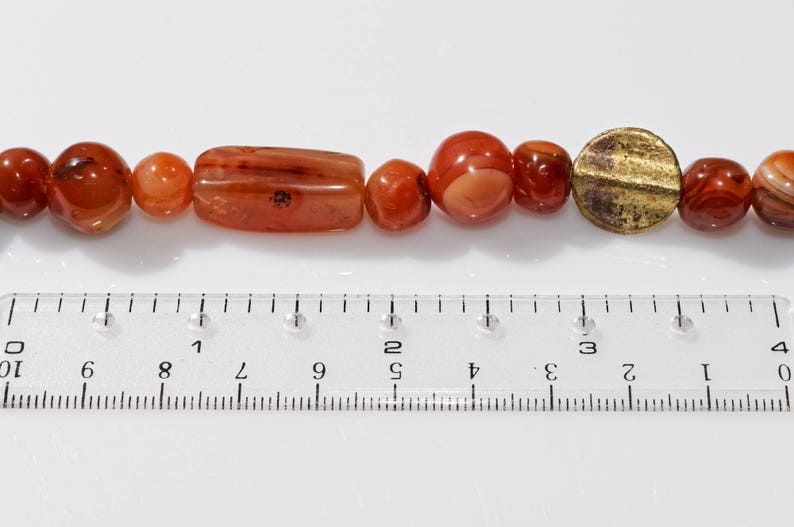 Anniversary Birthday Christmas Gift for Her African Heritage Rare Antique African Trade Beads Unique Ethnic Jewelry Carnelian Necklace