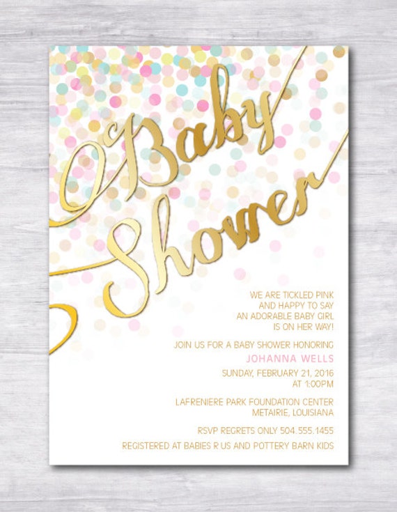Baby Shower Invite Completely Customizable Etsy