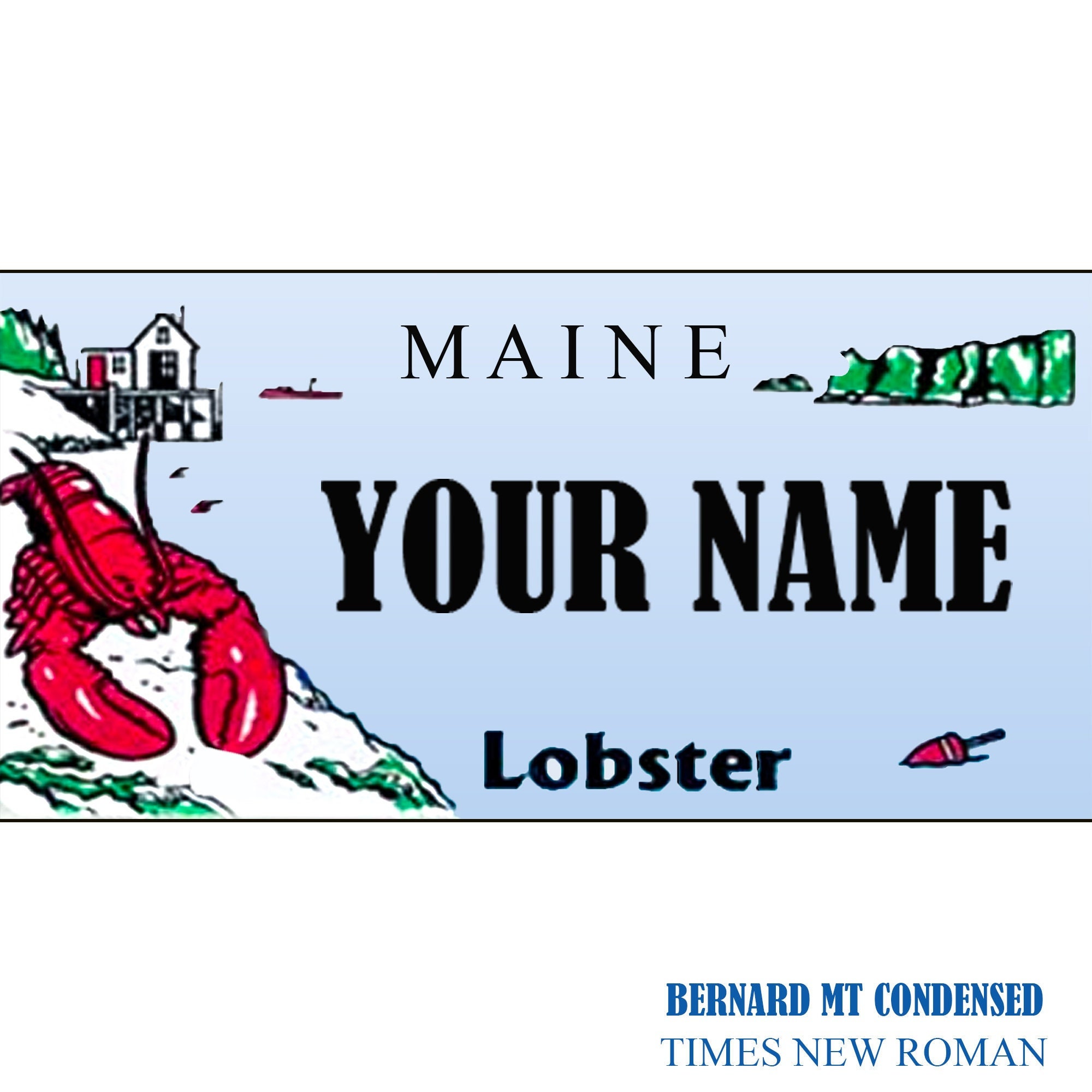 Mako Sublimation Blank Aluminum License Plate