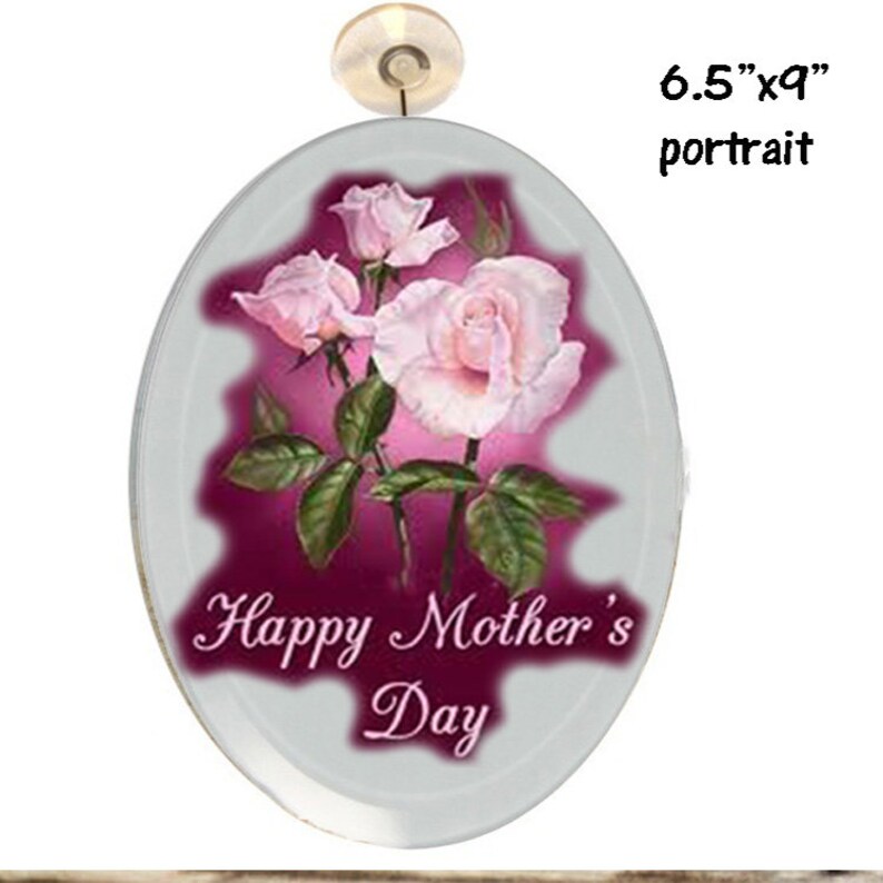 Suncatchers Large Glass Suncatchers Large U Design Etsy