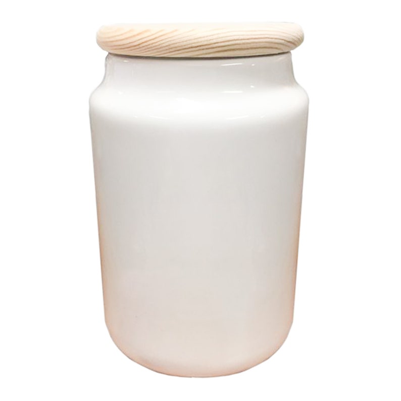 Ceramic Jar-Container Personalized for 'Candy' Dog Treats 'M&M's image 2