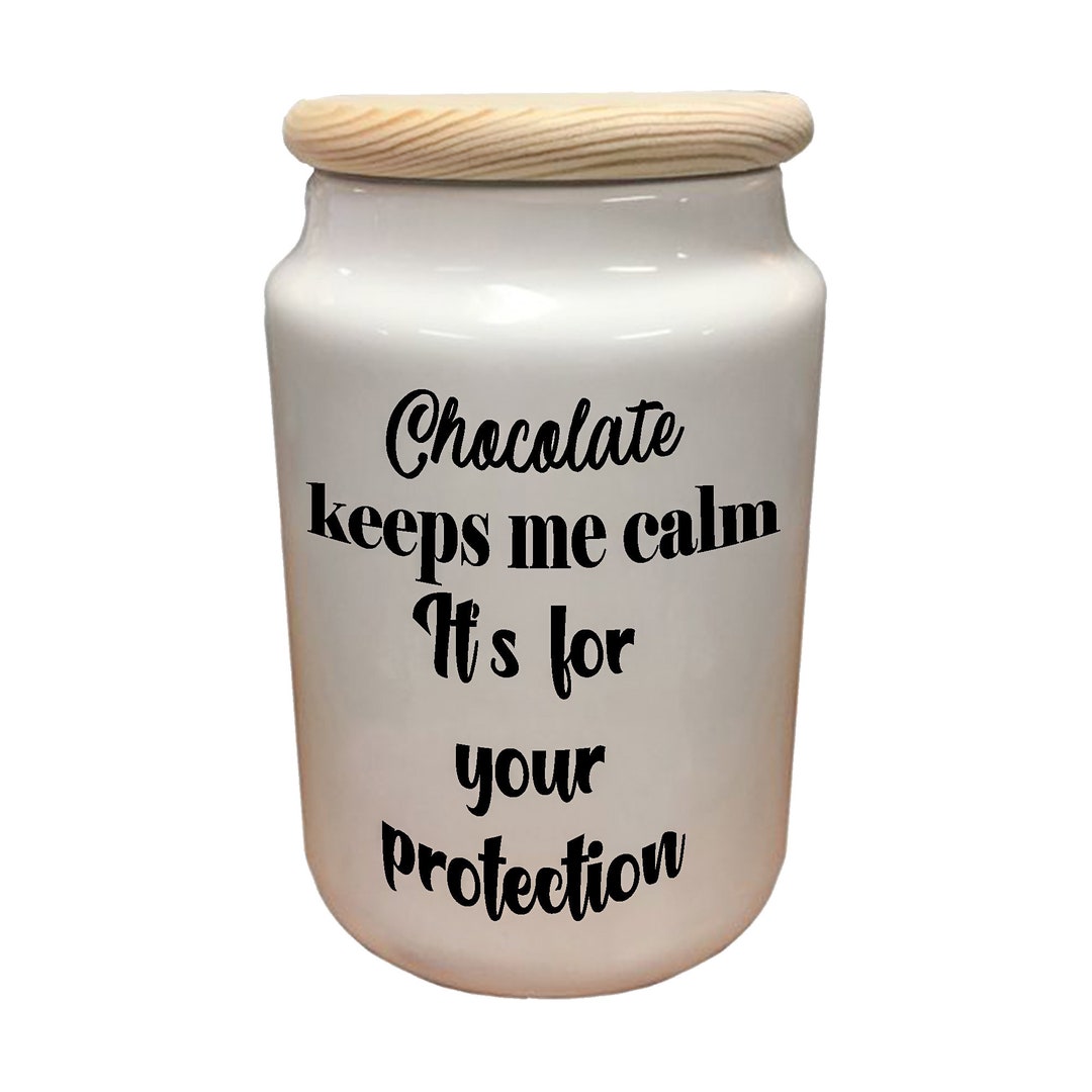 Candy Jar Personalized Ceramic Candy Jar Etsy