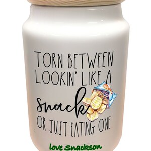 Ceramic Jar-Container Personalized for 'Candy' Dog Treats 'M&M's image 3