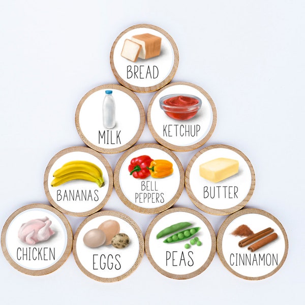 Grocery List Food Magnets/ You Pick! / Food Magnets/ Grocery List / Groceries/ Grocery List