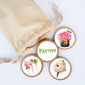 Personalized Halloween Wood Memory Game / Personalized Gifts / Memory Games / Matching Game / Montessori Games / Memory Game/ Travel