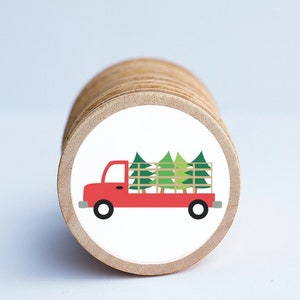 Christmas Magnet Set / Set of 10 / 2 3/8 x 1/4 Inches / Refrigerator Magnets / Montessori  / Holiday Magnet /  Teacher Gifts / Children
