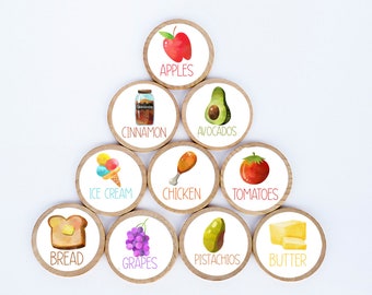 Grocery List Food Magnets/ You Pick! / Food Magnets/ Grocery List / Groceries/ Grocery List