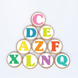 Aimants alphabet majuscules/ Aimants pour réfrigérateur/ Aimants éducatifs/ Cadeaux pour enfants/ Cadeaux pour enseignants/ Aimants animaux/ Aimants scolaires