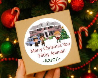 Personalized Christmas Gift Card Box, Custom Holiday Design