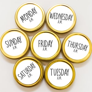 Magnetic Pill Or Vitamins Containers/ Pill Storage Container/ Pill Cases/ Pill Boxes/ Vitamin Case/ Pill Box/ Pill Organizer