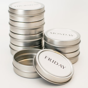 Magnetic Pill Or Vitamins Containers/ Pill Storage Container/ Pill Cases/ Pill Boxes/ Vitamin Case/ Pill Box/ Pill Organizer