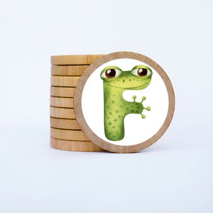 Aimants Alphabet / Aimants de réfrigérateur / Aimants éducatifs / Cadeaux pour enfants / Cadeaux d’enseignant / Aimant animal