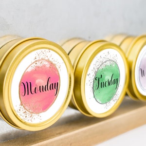 Magnetic Pill Or Vitamins Containers/ Pill Storage Container/ Pill Cases/ Pill Boxes/ Vitamin Case/ Pill Box/ Pill Organizer