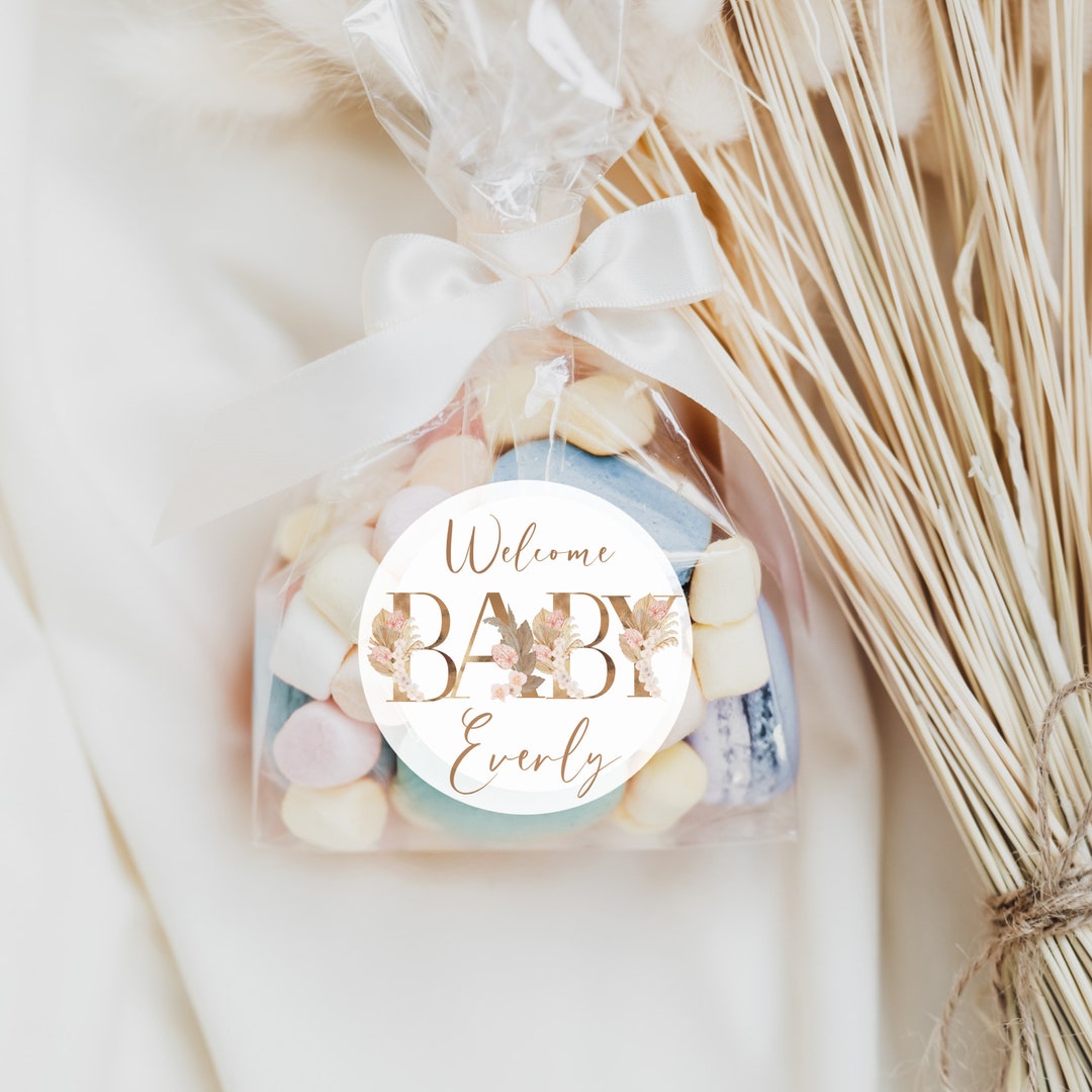 Personalized Baby Shower Labels/ Stickers/ Custom Favor Etsy
