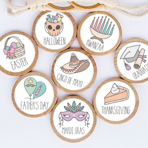 Holiday Magnets/ Pick & Choose / Classroom Magnets/ Teacher Magnets/ Family Calendar Magnets