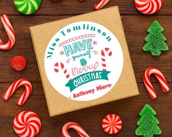 Personalized Christmas Gift Card Box: Festive Kraft Box