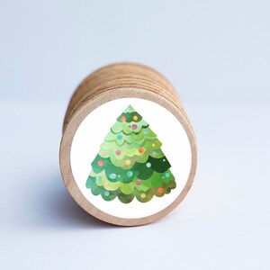 Christmas Magnet Set / Set of 10 / 2 3/8 x 1/4 Inches / Refrigerator Magnets / Montessori  / Holiday Magnet /  Teacher Gifts