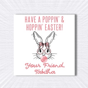 Personalized Easter Stickers Or Labels / Easter Bunny Stickers/ Easter Favor Labels/Labels /Party Favors /Custom Stickers/Stickers/ Tags image 8