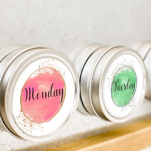 Magnetic Pill Or Vitamins Containers/ Pill Storage Container/ Pill Cases/ Pill Boxes/ Vitamin Case/ Pill Box/ Pill Organizer